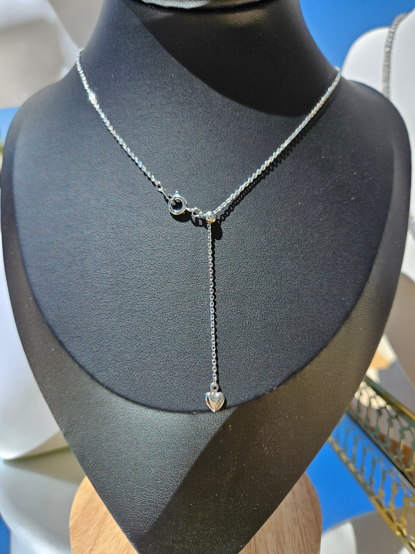 Natural Turquoise Feather-shaped Vintage Pendant Silver-plated Necklace