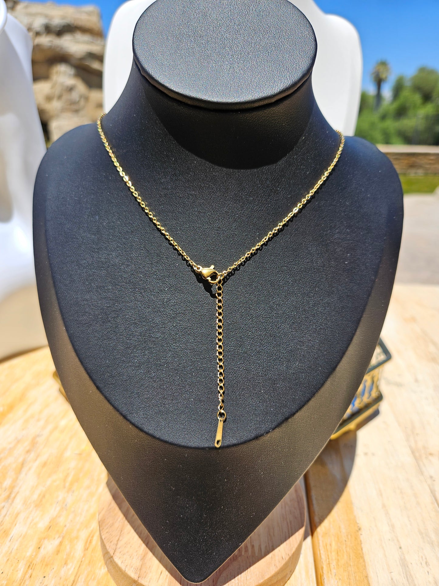 Natural Blue Multicolored Turquoise Necklace