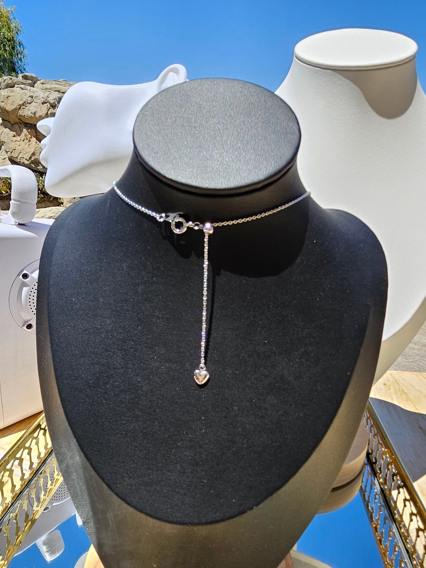 Natural Turquoise Trapezoid Necklace