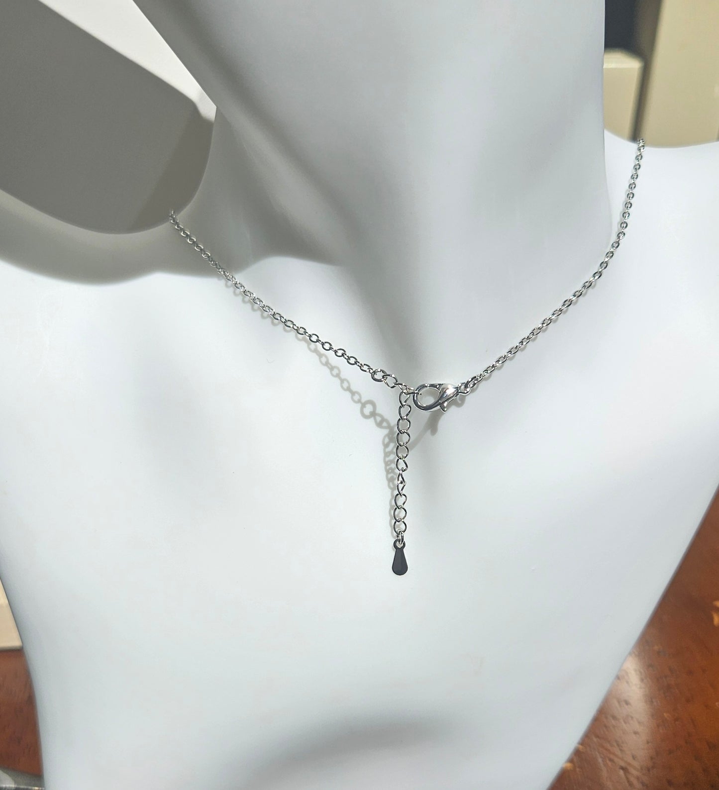 Natural Opal Necklace Sun Shape Sparkling Zircon Inlay