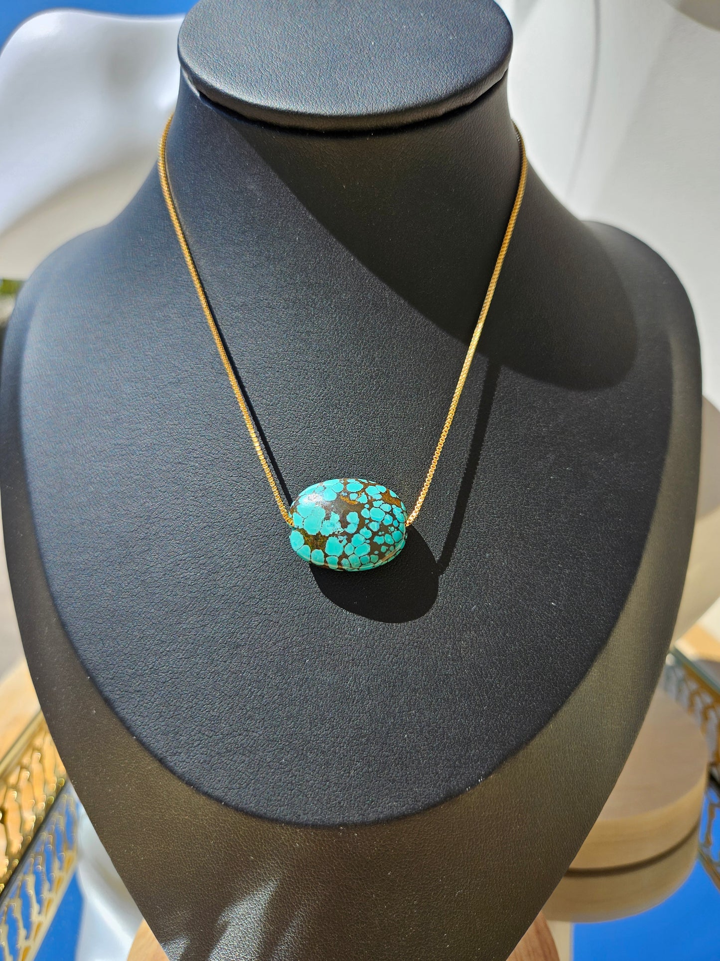 Natural Turquoise Natural Texture Blue Black