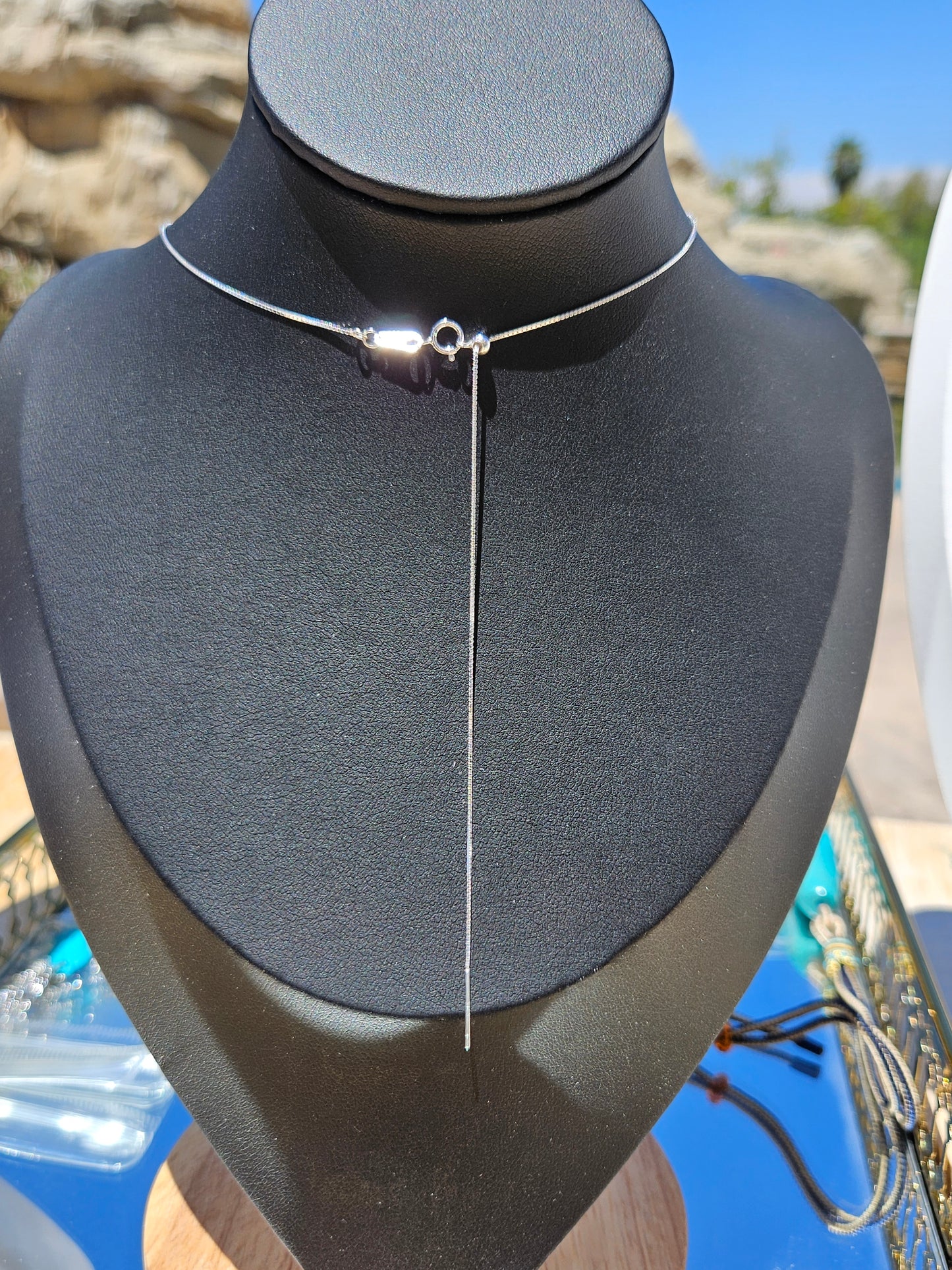 Natural Turquoise Heart Shape Vintage Pendant 925 Sterling Silver Necklace