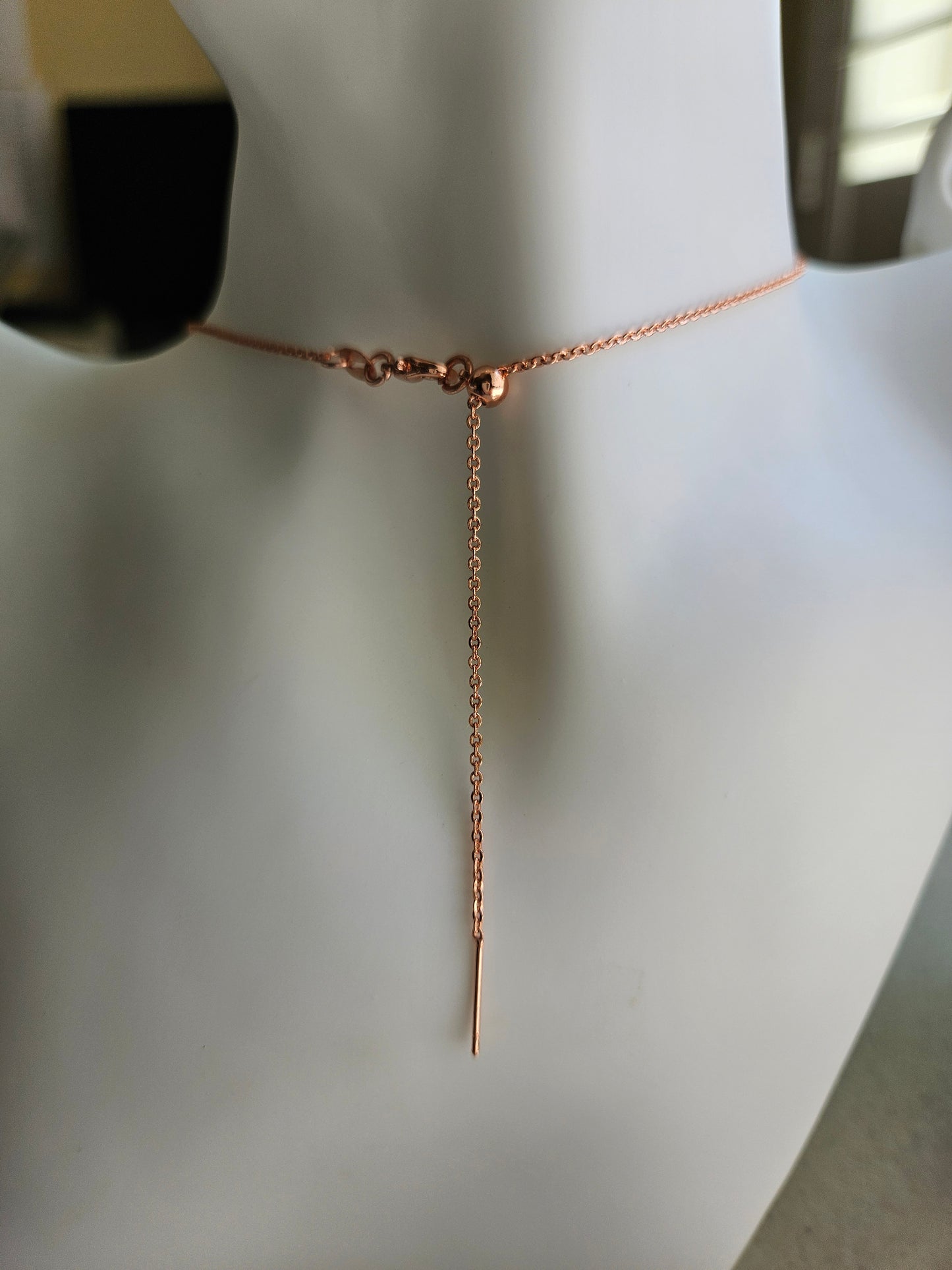 Natural teardrop-shaped red amber pendant necklace