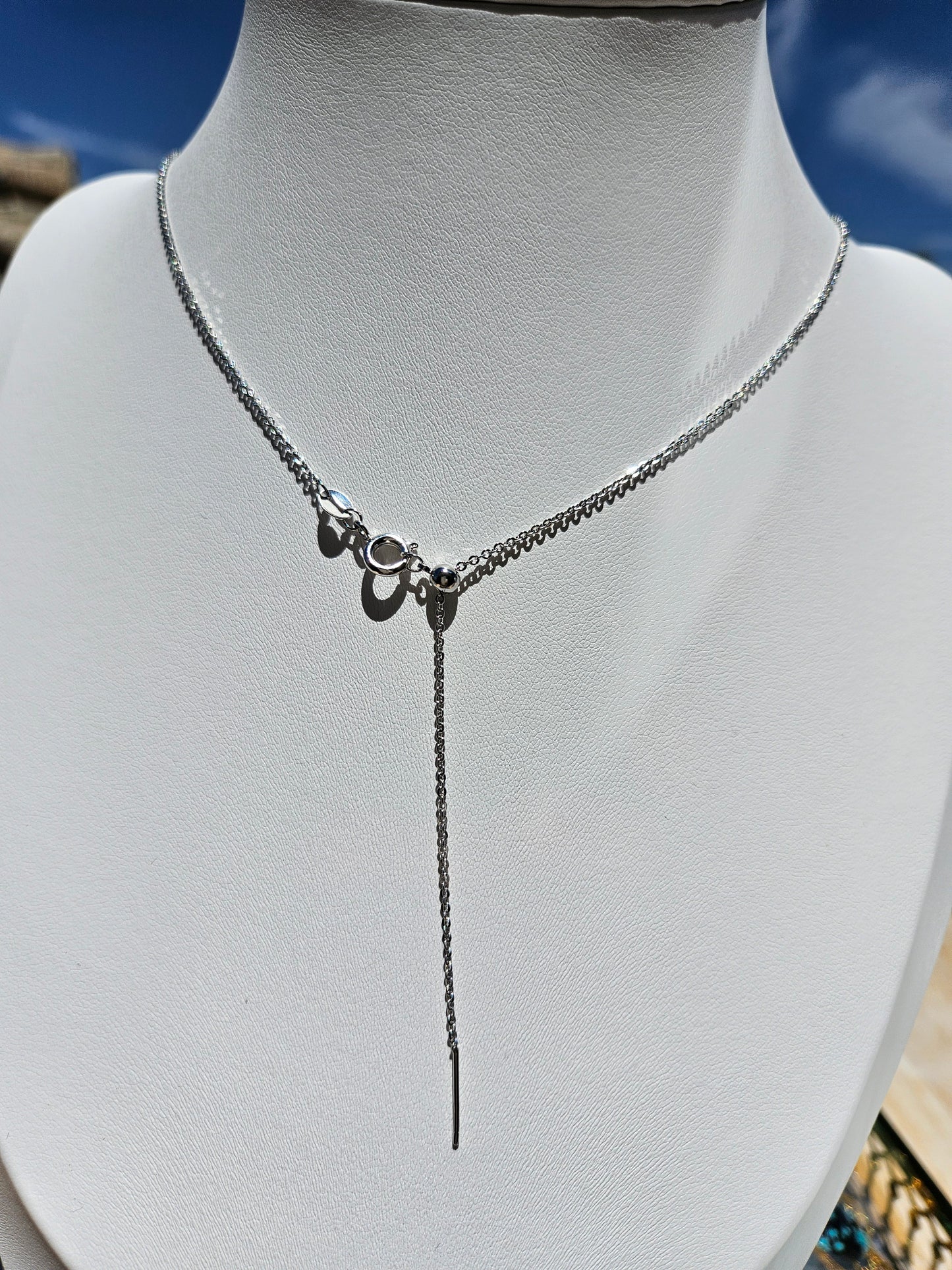 Natural Turquoise Round 925 Silver-Plated Necklace