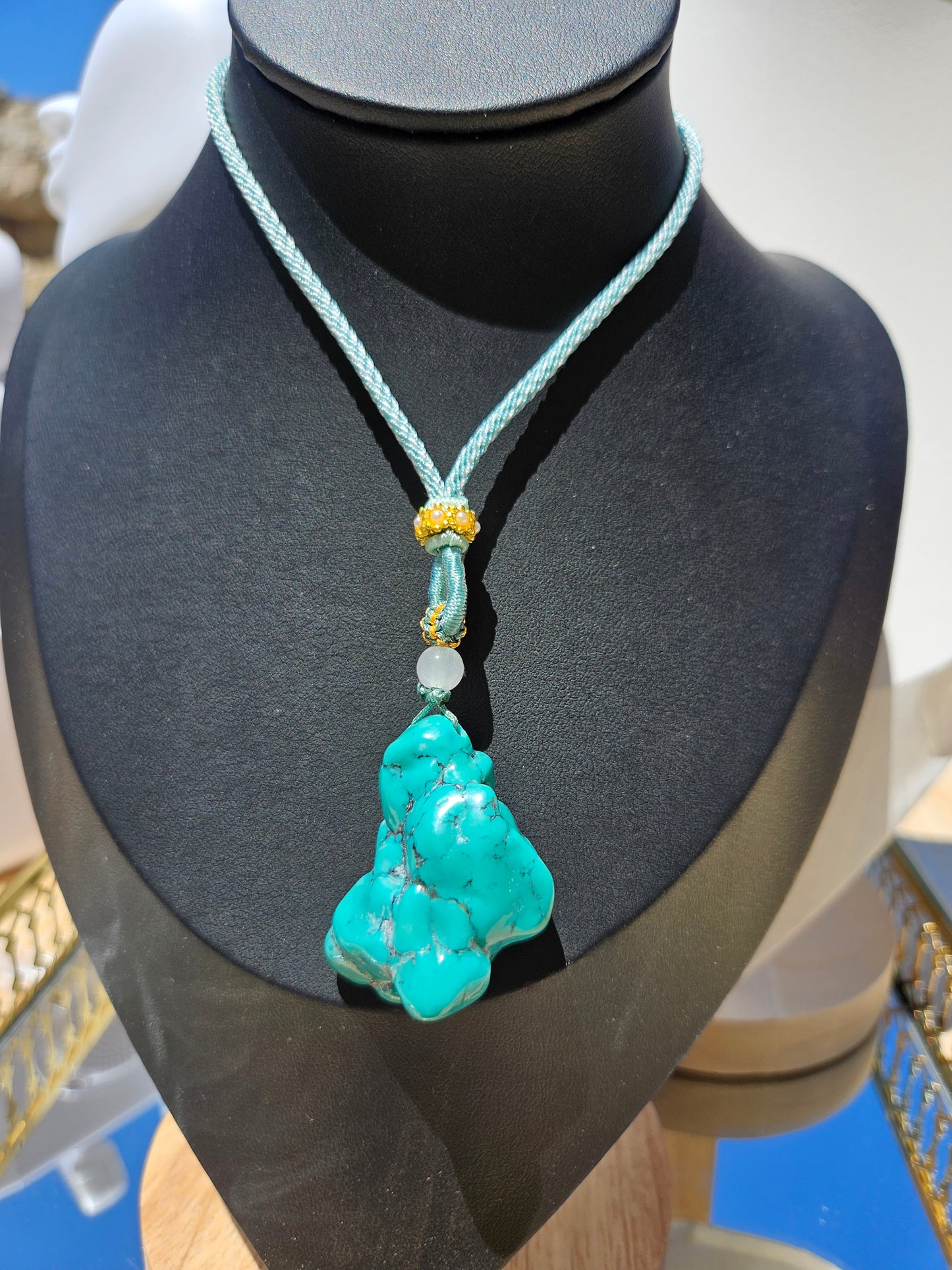 Natural Irregular Turquoise Necklace