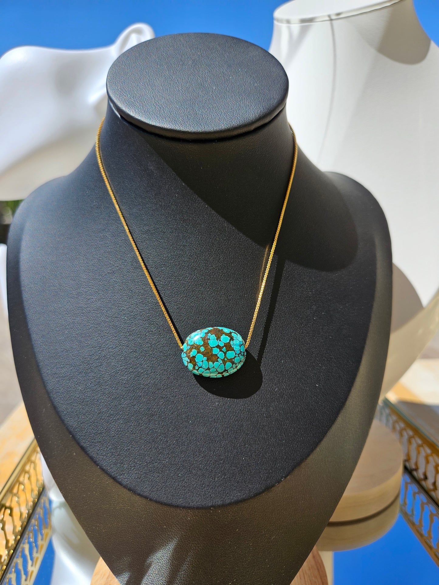 Natural Turquoise Natural Texture Blue Black