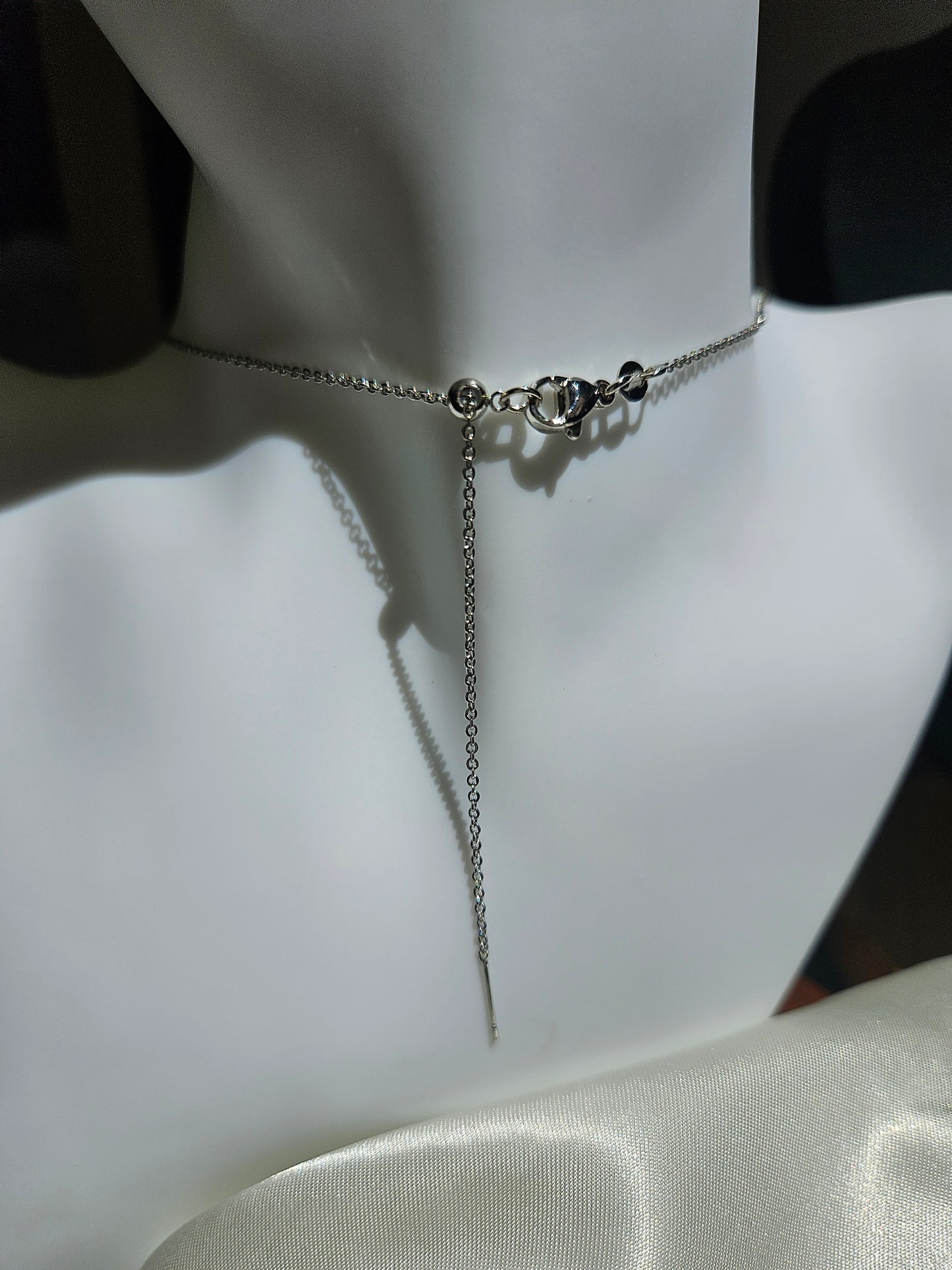 Natural Amethyst Heart Shaped Key Necklace