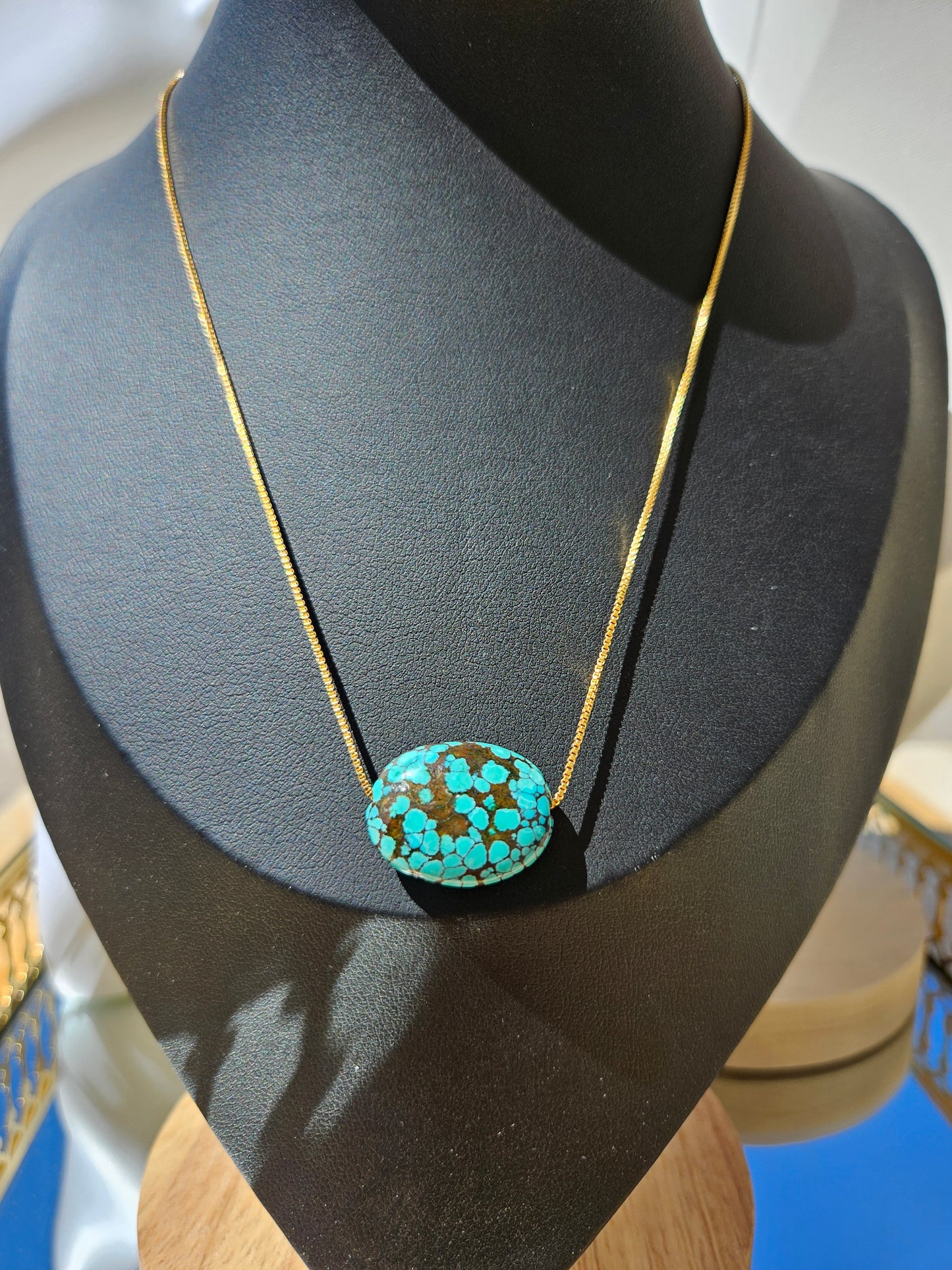 Natural Turquoise Natural Texture Blue Black