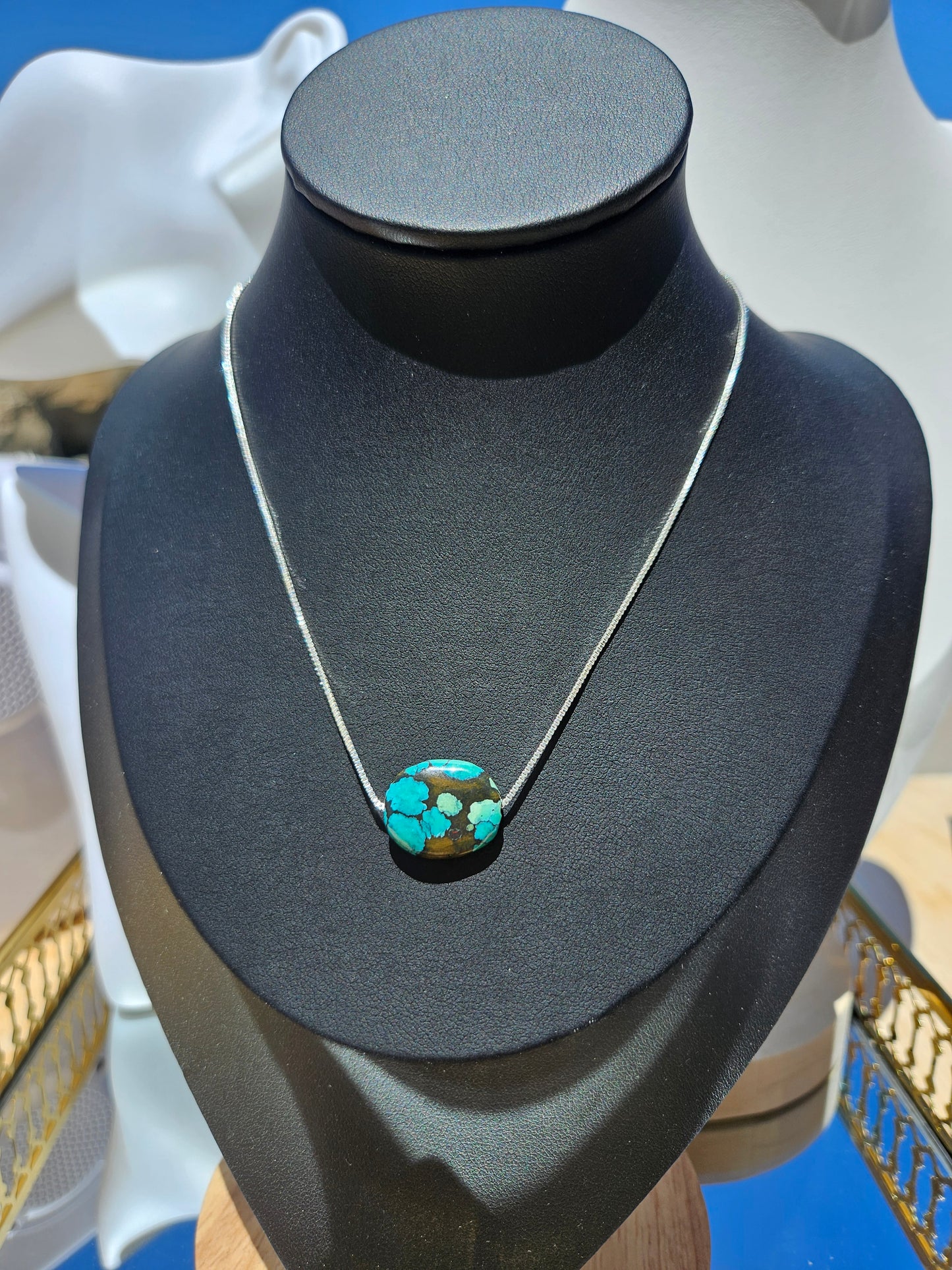 Natural Turquoise Multi-colored Natural Texture