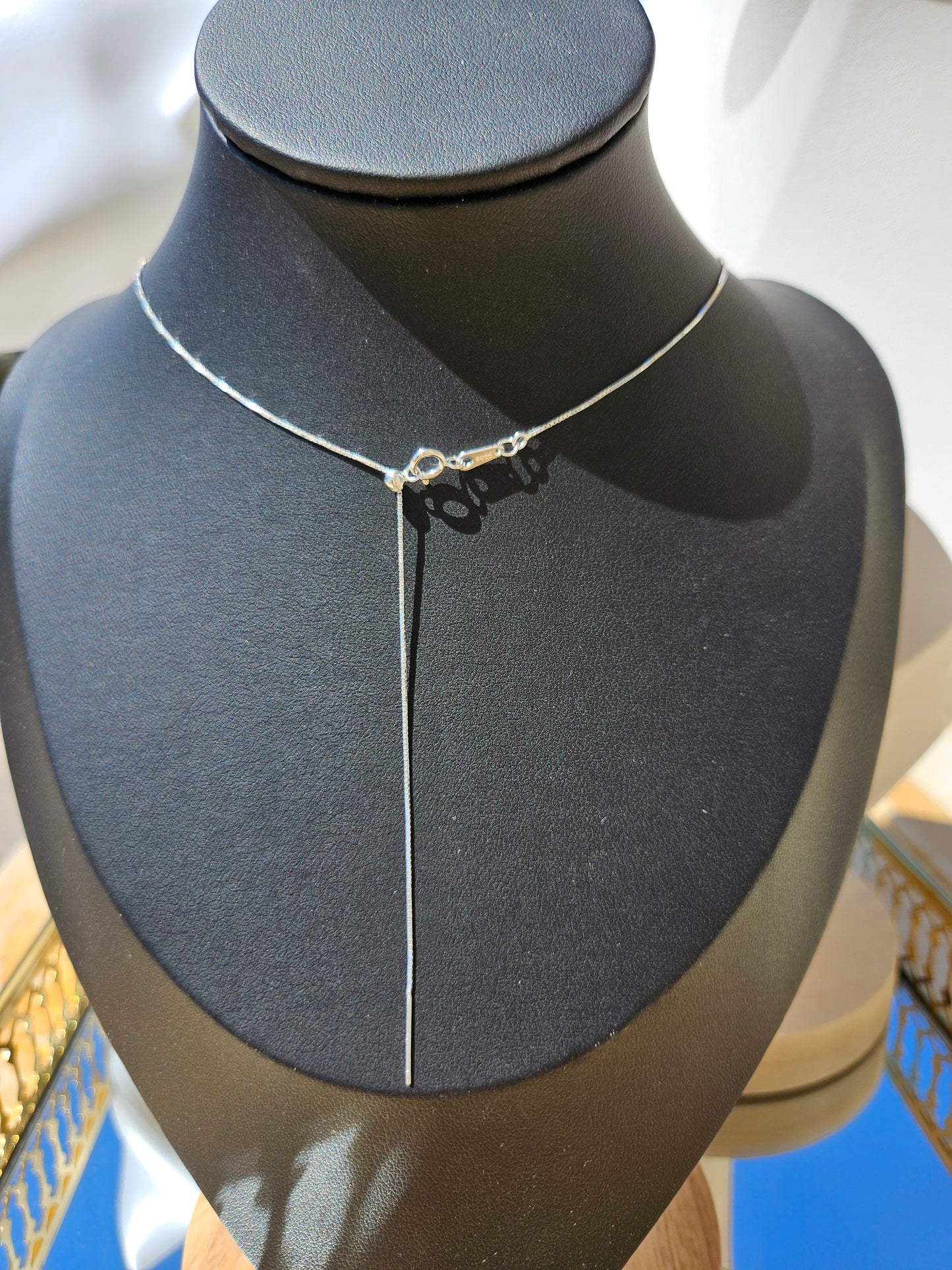 Natural Blue Turquoise Bead Necklace