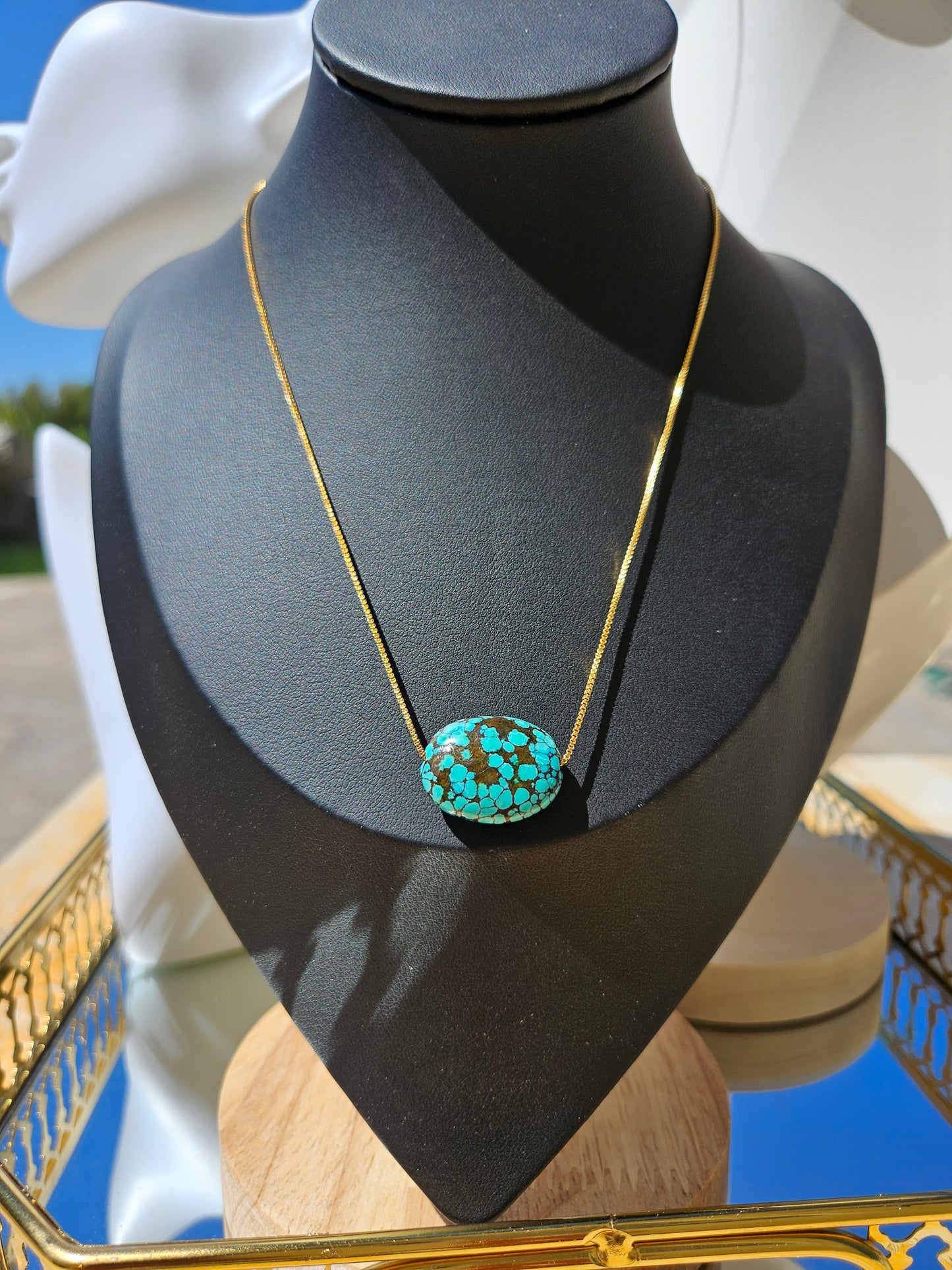 Natural Turquoise Natural Texture Blue Black