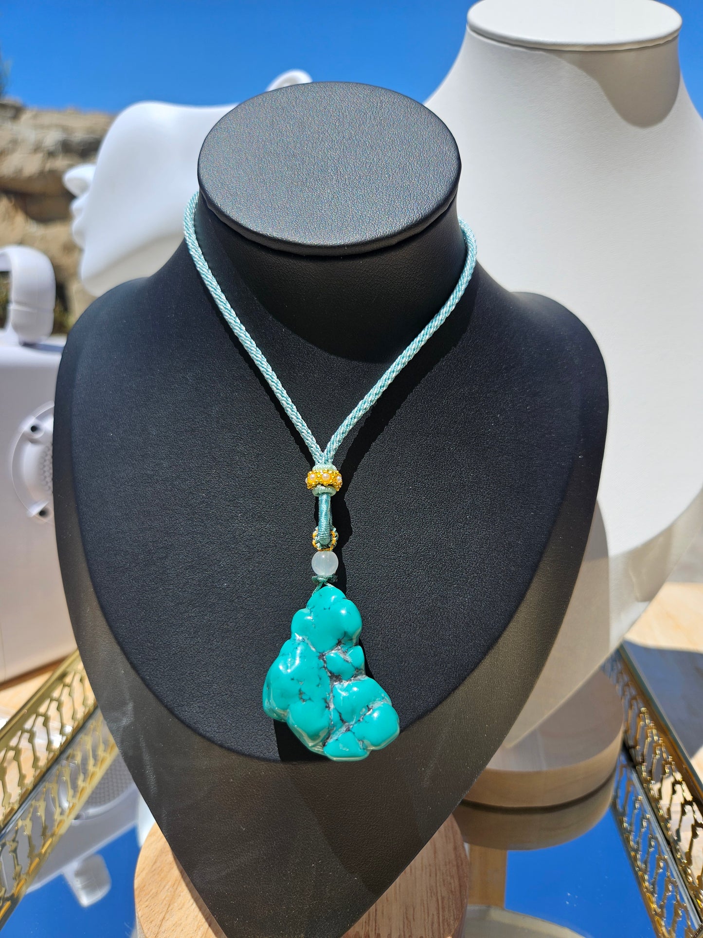Natural Irregular Turquoise Necklace