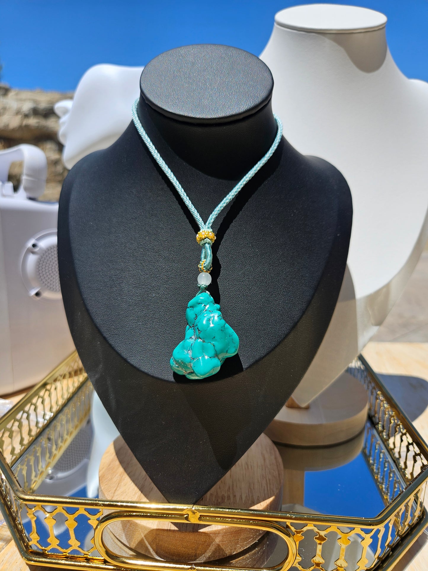Natural Irregular Turquoise Necklace