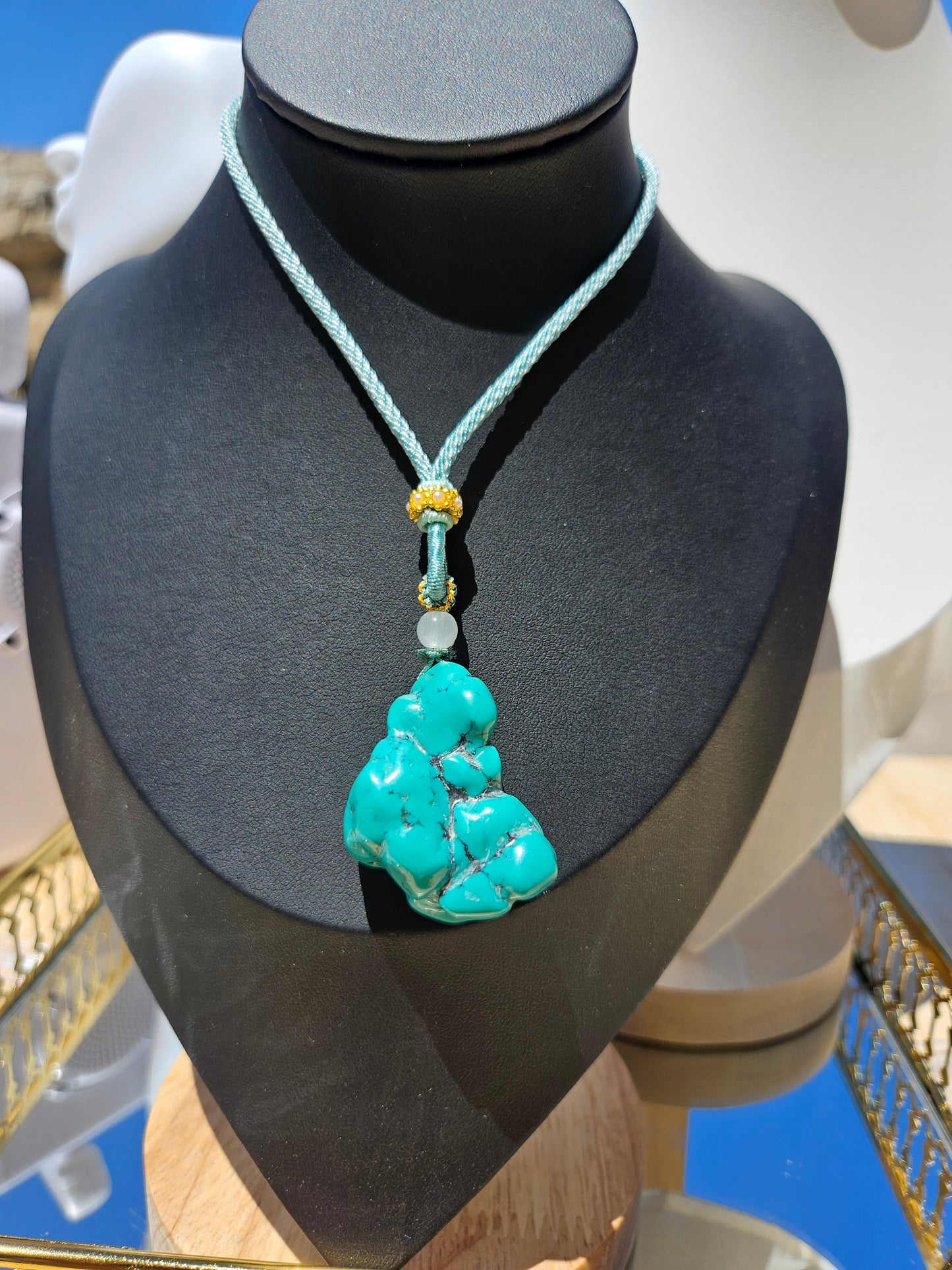 Natural Irregular Turquoise Necklace