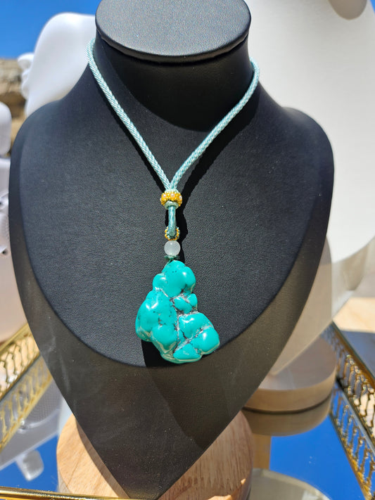 Natural Irregular Turquoise Necklace