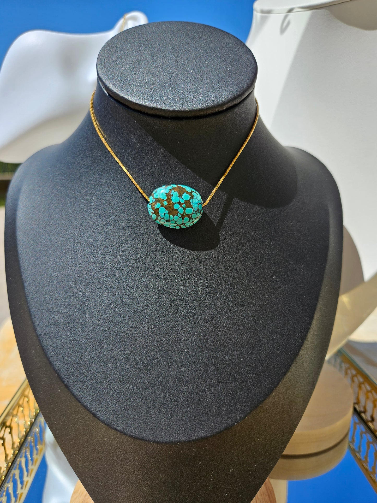 Natural Turquoise Natural Texture Blue Black