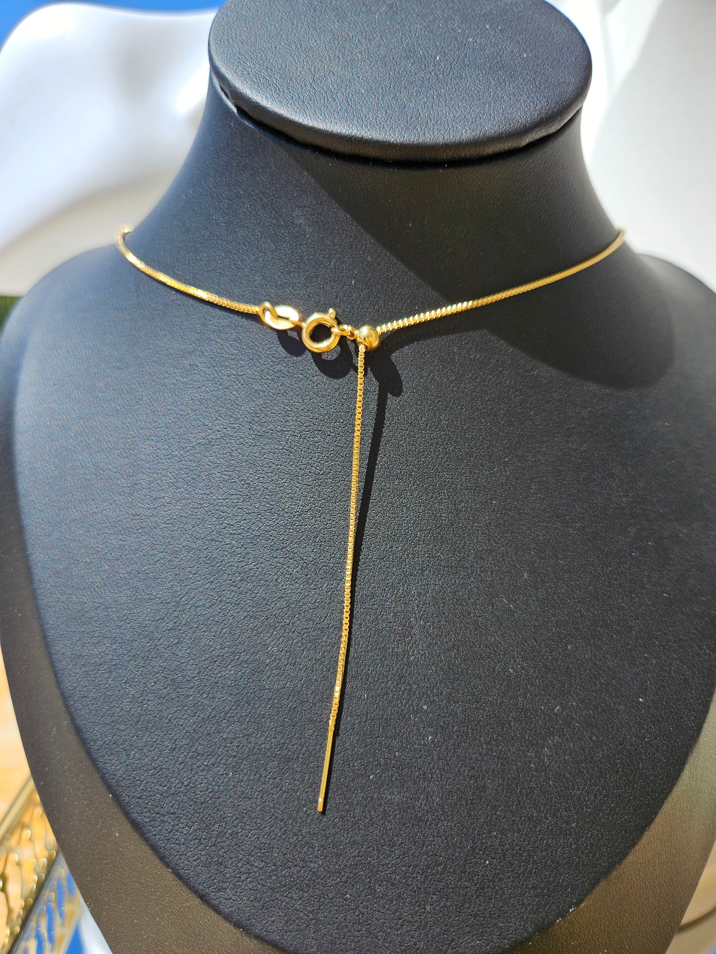 Natural Black and Blue Turquoise Necklace