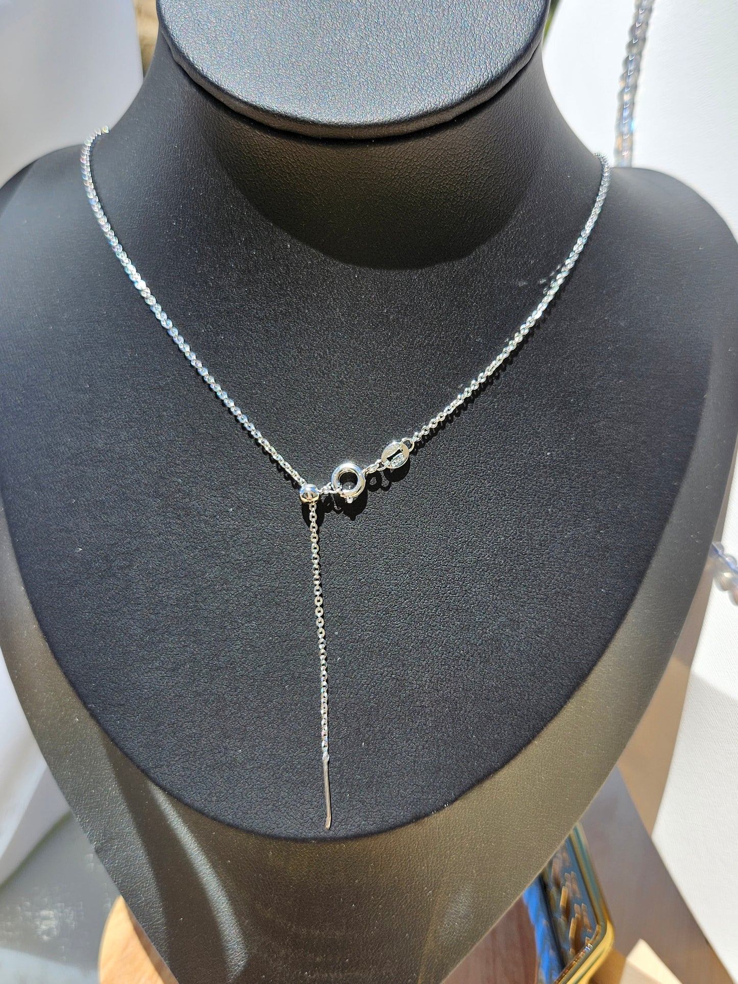 Natural Light Blue Turquoise Bead Necklace